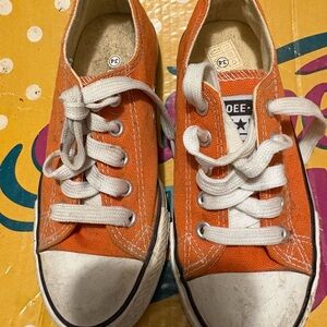 Orange Kids Sneakers